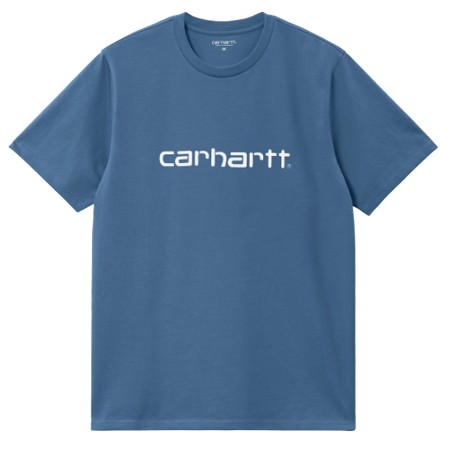 Tee Shirt Carhartt Wip Script Sorrent/White