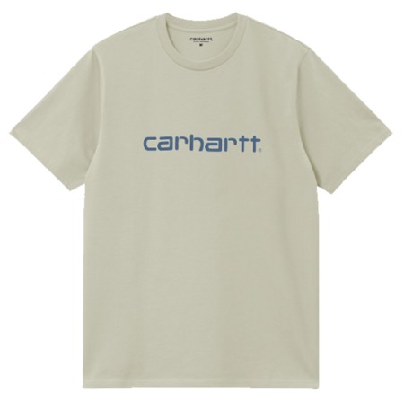Tee Shirt Carhartt Wip Script Beryl/Sorrent