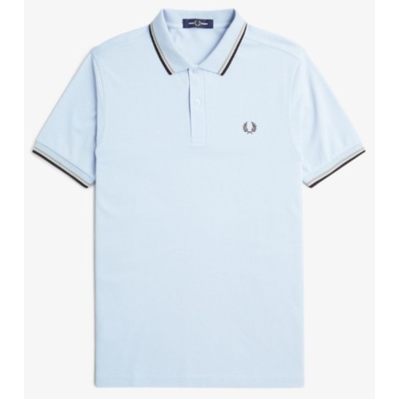 Polo Fred Perry M3600 ciel V02