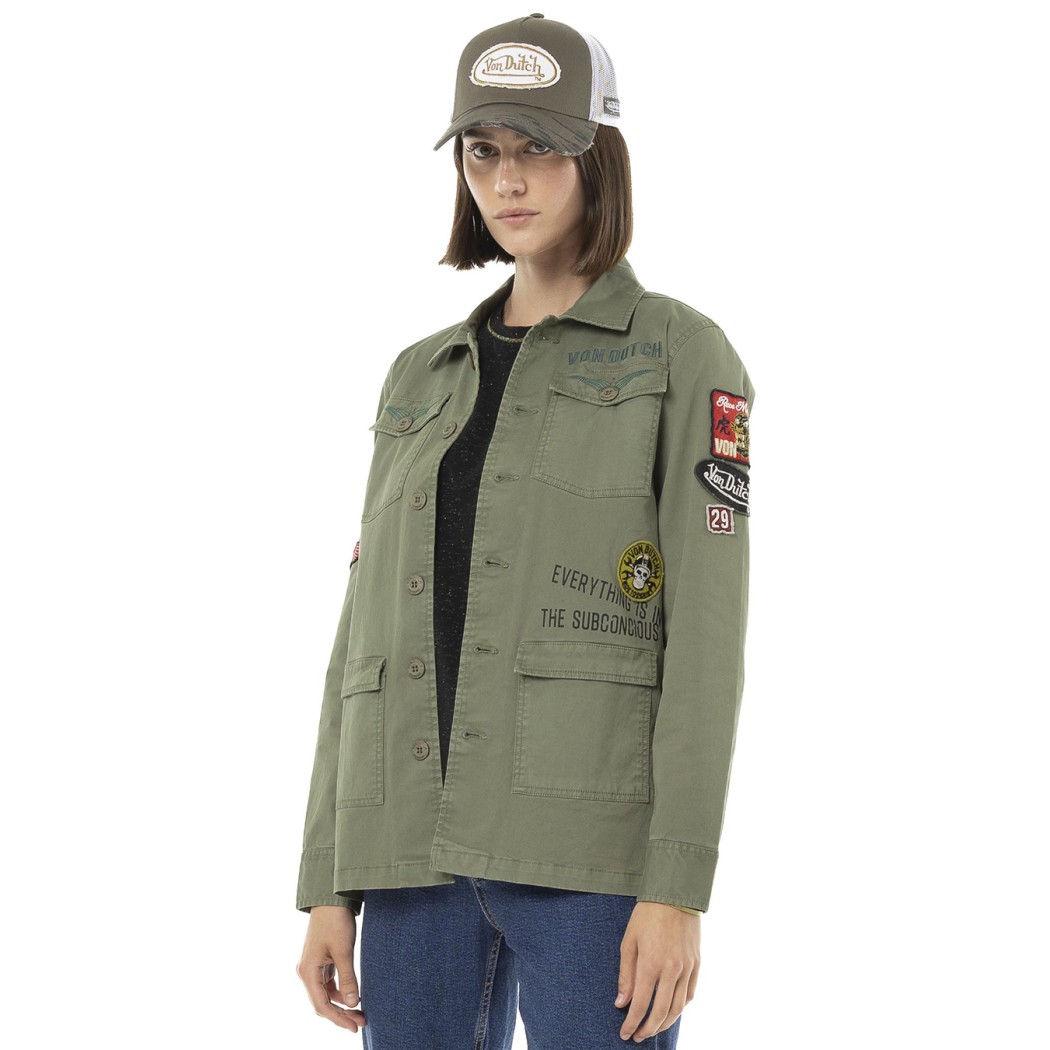 Veste Coton Femme Von Dutch Veste Von Dutch MAX Veste En Jean