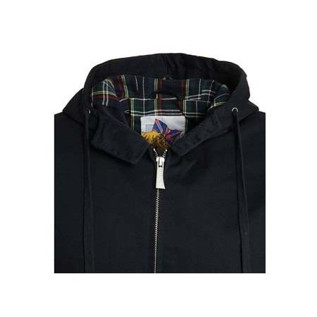 Blouson Harrington Capuche Marine Original